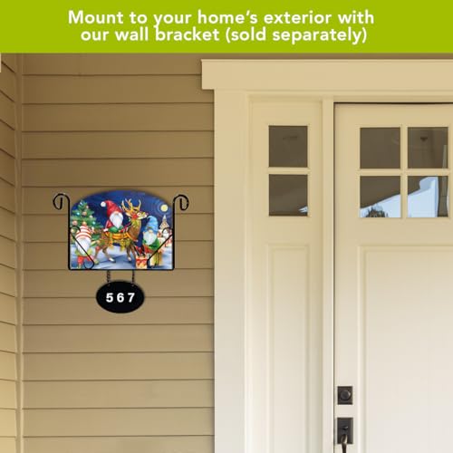 Briarwood Lane Christmas Art Sign 8.25x10.25 Happy Holiday Gnomes - color: Happy Holiday