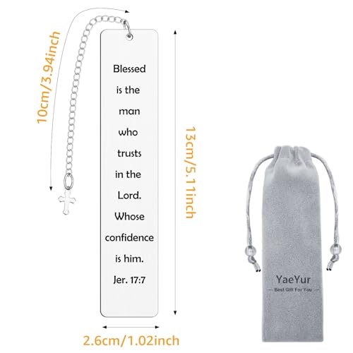Christian Bookmarks Bible Verse Book Marker for Reading Christian Gifts for Men Women Inspirational Bookmarks for Book Lovers Reading Books Accessories Religious Baptism Gifts for Girls - color: Religious Fund 2