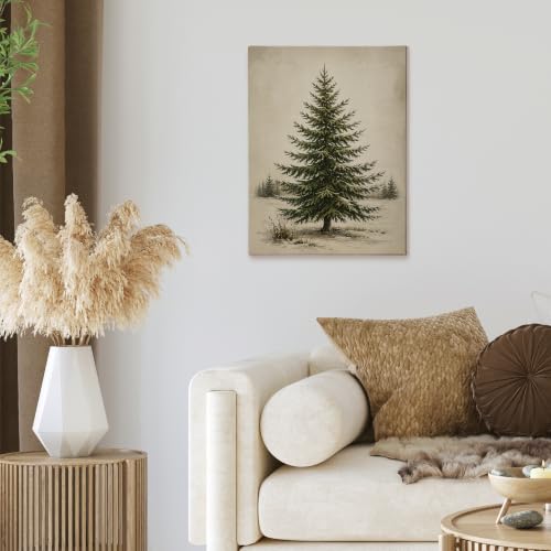 XINCEYWJ Rustic Farmhouse Christmas Pine Tree Wall Art Decor 11x14 Inches - color: Christmas tree-4, size: 11x14in