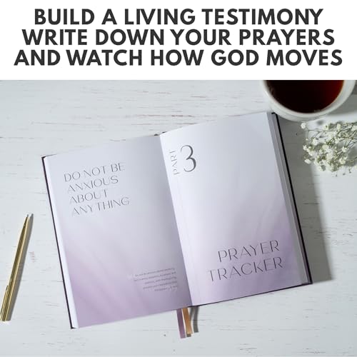 Bible Study Journal – A Year of Reflection, Renewal & Spiritual Growth | 365-Day Guided Scripture Study, Prayer Tracker & Weekly Reflection Prompts | A5 Hardcover, Minimalist & Elegant Design - color: Beige