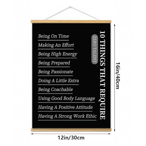 My Coping Tools A to Z Kids Poster with Wooden Hanger (10 Things-black, 16" L x 12" W, Framed) - color: 10 Things-black, size: 16"L x 12"W