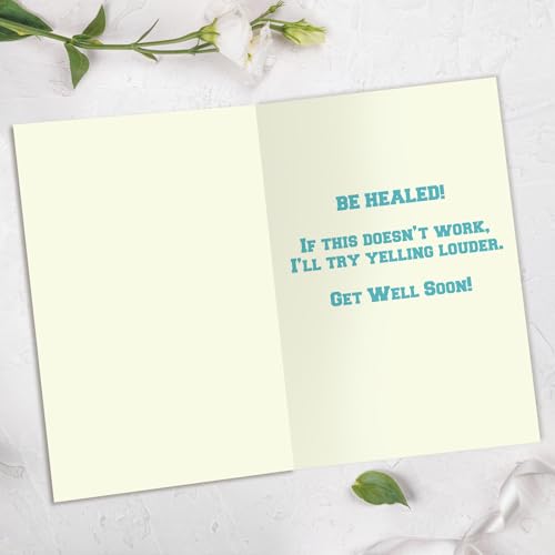 Funny Get Well Soon Card, Get Well Card with Humor, Surgery Recovery Gifts for Women Men, Cheer Up Get Well Soon Gifts - color: SK-095
