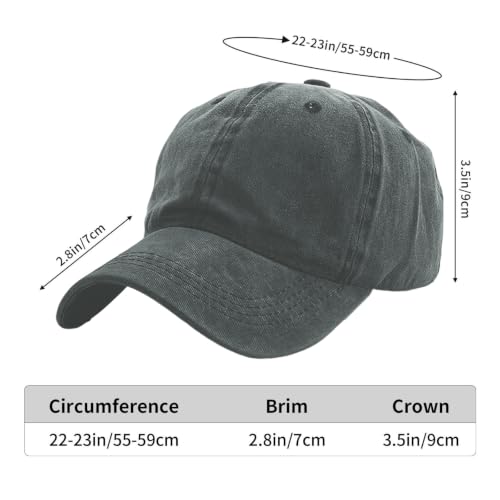 Christian Baseball Cap for Men & Women - Embroidered Jesus Cross Hat, Adjustable Christian Gifts - color: Christian-18 Grey