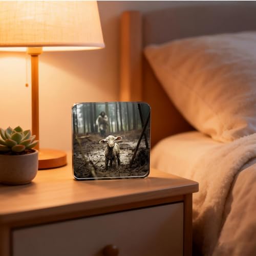 Christian Wall Plaque - Jesus and Lamb Religious Home Decor, for Mom Gifts, Inspirational Gift for Women, Baptism, Christmas, or Birthday Pastor Appreciation Gifts D-247 - color: gifts for mom