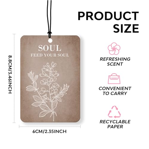 Flower Car Air Freshener 4 pcs,Room and Wardrobe Decor - color: 4 Plants