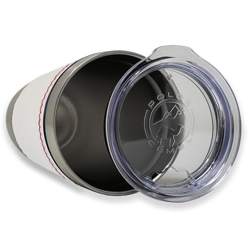 LaserGram Personalized 20oz Tumbler, Bible Verse John 14-6 (Baseball Style) - color: Baseball White