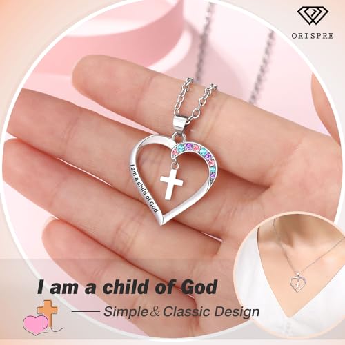 Cross Necklace for Girls- Child of God Gifts for Girls Jewelry - style: Child of God