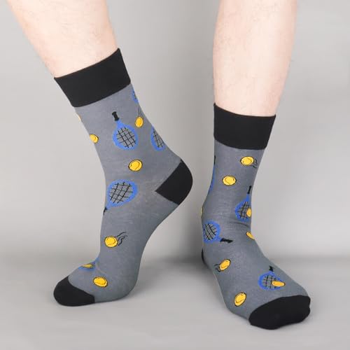 Jeasona Mens Socks Funny Fun Crazy Dress Crew Colorful Gifts for Men - color: Multicolored Programmer Gifts 3 Pairs