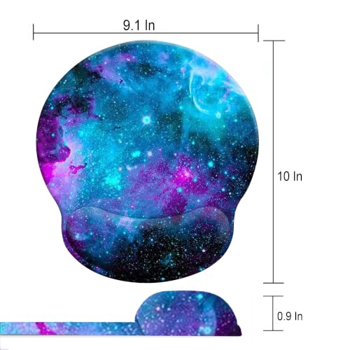 Ergonomic Mouse Pad with Wrist Support,Gaming Mousepad with with Non-Slip - color: Round-C2
