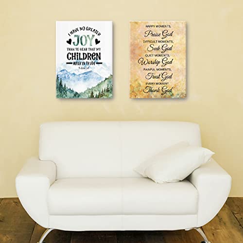 OTINGQD Happy Moments Praise God Wall Art,Christian Home Decor - color: Happy Moments