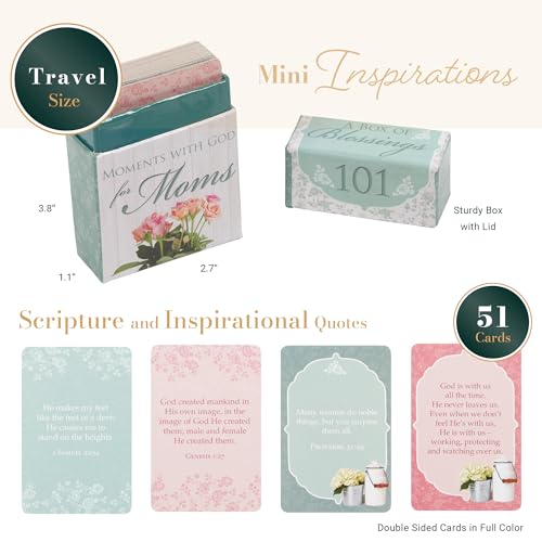Christian Art Gifts Box of Blessings: 101 Moments with God for Moms