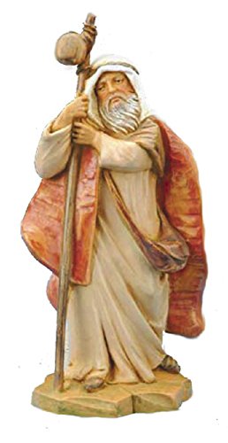 Roman Fontanini Inc., Isaiah The Shepherd, 5" Collection, Nativity Figure and Accessories, Hand Sculpted and Painted