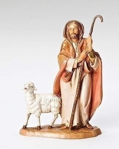 Fontanini The Good Shepherd with Sheep Italian Nativity Village Figurine