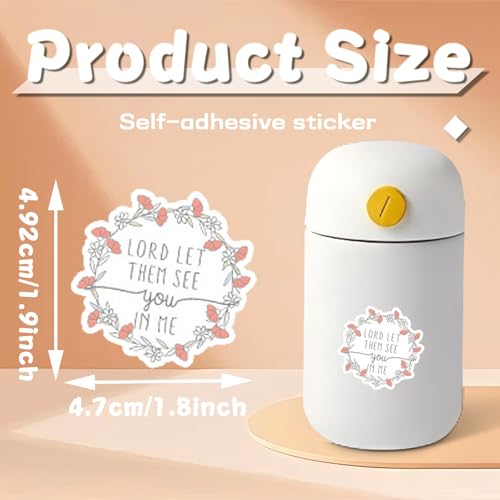 100 Pcs Bible Verse Stickers Inspired Christian Stickers for Adults Faith Jesus Bible Religious Vinyl Waterproof Stickes for Water Bottles Laptops Phone Luggage Guitar - color: Bible Verse