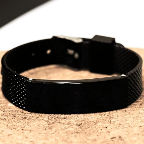 Galatians 2:20 Christian Black Shark Mesh Bracelet Gifts, Faith Message Prayer Galatians 2:20 Religious Bracelets for Women Men Galatians 2:20 Bible Verse Inspirational Mantra Adjustable Bracelet