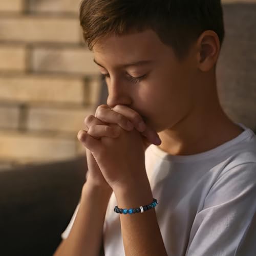 Cross Bracelet for Boys Men Teen Son Grandson Christian Gifts - style: Grandson