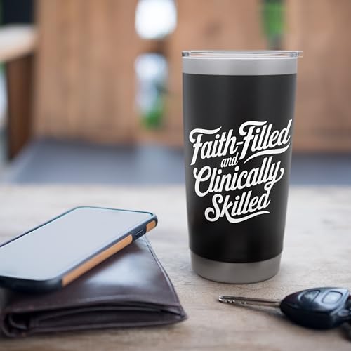 Christian Counselor Therapist Mental Awareness Faith Based Stainless Steel Insulated Tumbler