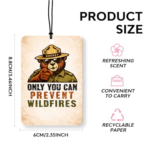 National Park Car Air Freshener 4 Pack,Outdoor Hanging Fragrance Freshener,Suitable for Cars,Offices,Rooms,Camping,Hiking,and Interiors,Also Suitable for Men's and Women's Car Rearview Mirrors - color: National Parks