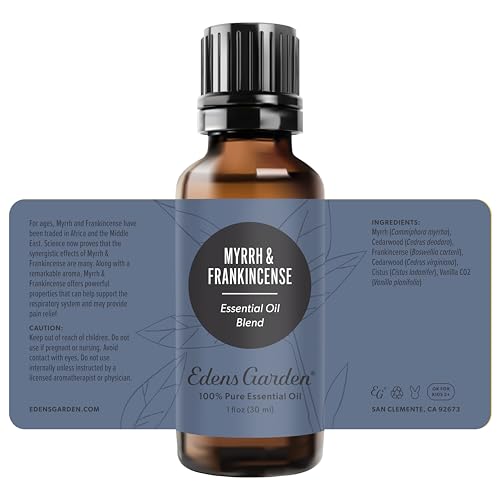 Edens Garden Myrrh & Frankincense 100% Pure Essential Oil Blend 30 ml - size: 1 Fl Oz (Pack of 1)