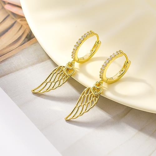 ToHeart Gold Dangle Earrings for Women Sun Hoop Earrings For Women Small Gold Hoop Earrings