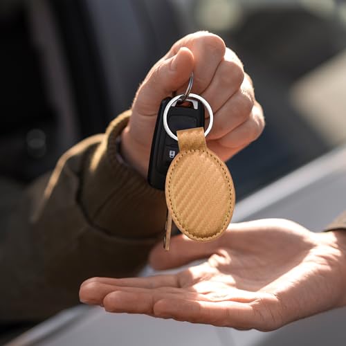 LaserGram Oval Keychain, Bible Verse Philippians 4-13, Personalized Engraving Included - color: Carbon Fiber Bronze