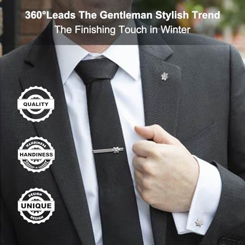 Tie Clips for Men, Tie Clip, Tie Bar, Tie Bars for Men, Silver Tie Tack Pins Unique, Mens Lapel Pins for Suits Shirts, Neck Tie Clasps for Women Boys Dad Father, Jewelry Accessories Gifts for Holiday - color: Silver Tie Clip Set 4