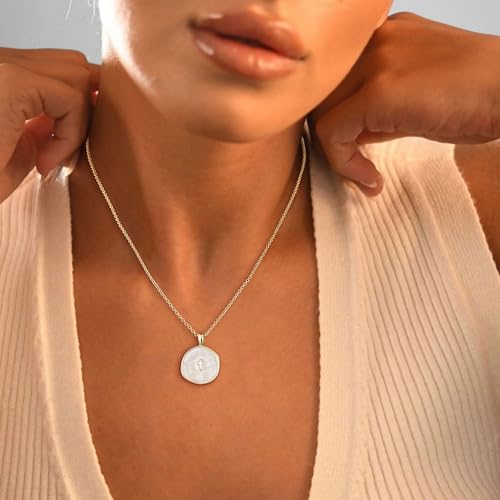 Cross Necklace for Granddaughter Daughter Jewelry Gifts - color: White, style: Mom