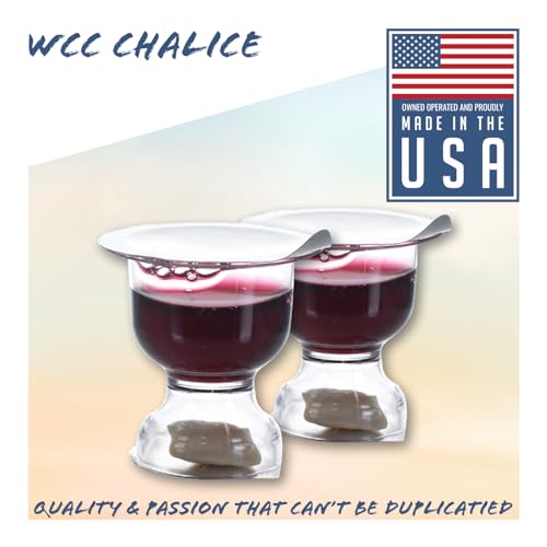 Chalice Prefilled Communion Cups 600 Count | Concord Grape Juice & Bread | Traditional, Easy-Open, Tray & Seatback Compatible - size: 600 - Box