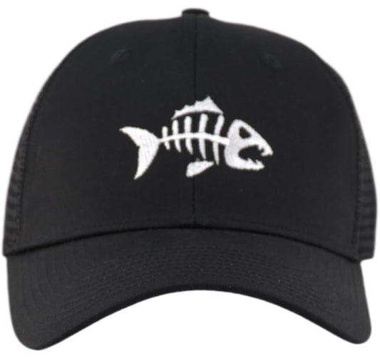 TSSGBL Various Gift Hats for Men - M L XL XXL Big Head Fit, Adjustable Mesh Trucker Ball Cap, Ideal Gifts - color: Black ( Fish ), size: One Size