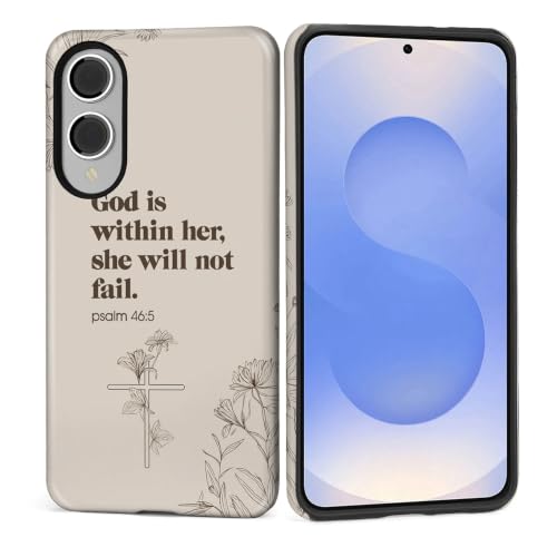 Compatible with Samsung Galaxy S25 Edge Full Body Matte Case Hard Shell Shockproof Screen Lens Protection for Girl Boy Cute Pattern Christian Bible Verse Religious Scripture Jesus - color: Christian Bible Verse Religious Scripture Jesus, size: Samsung Gal
