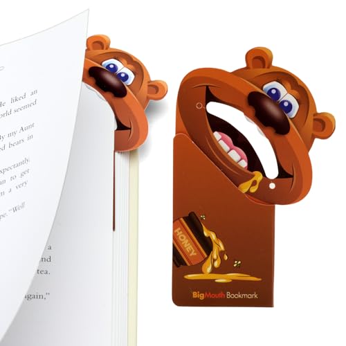 Thinking Gifts Magnetic Bookmark for Reading - Brown Bear - color: Brown Bear