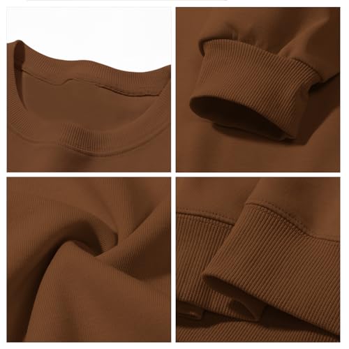 Wrenpies Christian God Is Within Her Sweatshirts for Women Jesus Faith Bible Verse Shirts Inspirational Hoodie Pullover Tops - color: Brown, size: X-Large