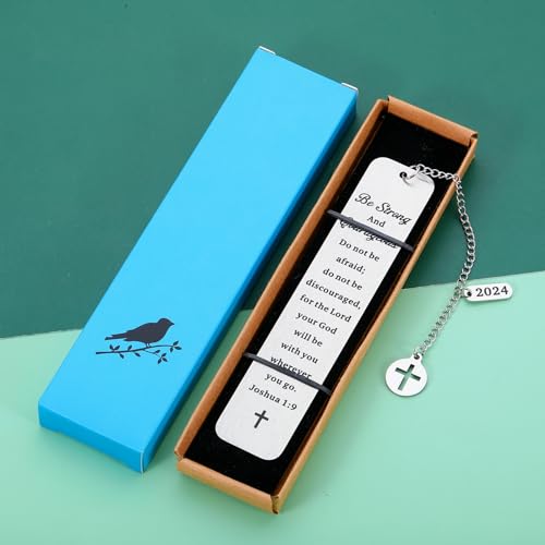 Christmas Gifts for Women 2024 Graduation Gifts for Boys Girls Birthday Stocking Stuffers Bookmark for Men Christian Bible Verse Gifts for Reading Lover Retirement Gifts for Coworker