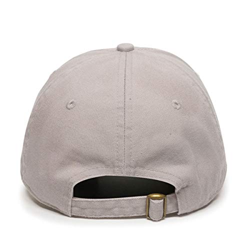 Praying Hands with Cross Baseball Cap Embroidered Cotton Adjustable Dad Hat - color: Light Grey