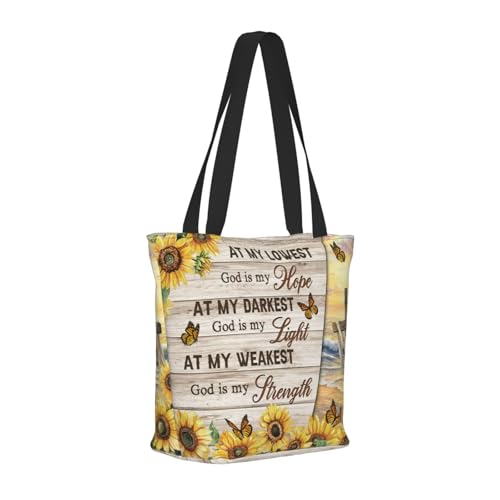 Tote Bag for Women,Everyday Carry Large Capacity Reusable Shopping Bag With Zipper For Groceries Work & Travel - color: You Are
