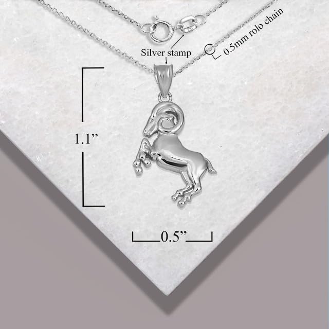 Zodiac Character Symbol Astrology Pendant 925 Sterling Silver Parent - color: Pisces, style: Pendant Only