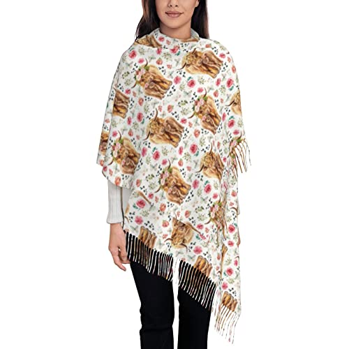 Prayer Shawls and Wraps for Women, Jesus Christian Gifts Bible Scarf Super Soft Fashion Shawl With Tassel - color: Black4