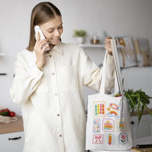 Chicimln Teacher Appreciation Gifts Tote Bag, Kindergarten Preschool Teacher Gifts Canvas Tote Bags - color: Teacher Gift 02
