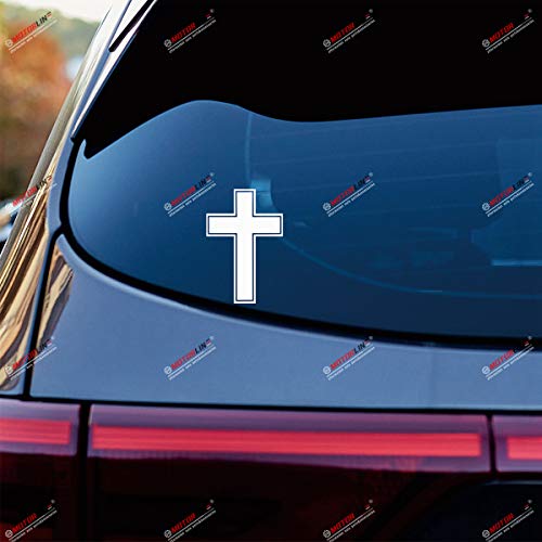 Jesus Cross Car Sticker Decal Vinyl Christian Symbol God Christ