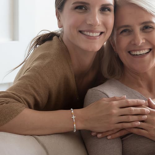 Emibele Christian Cross Bracelet for Women, Jewelry Gifts - style: Granddaughter