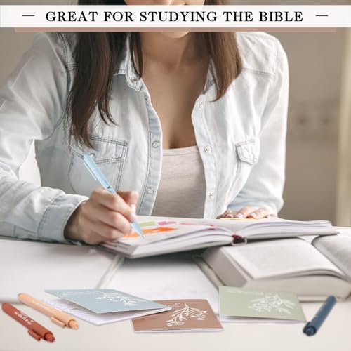 Fuutreo 60 Pcs Bible Verse Christian Gifts, Prayer Journal, Neutral Colors - color: Aesthetic Style