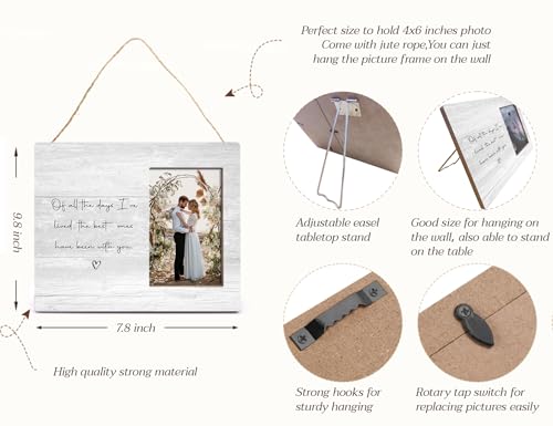 Orchroma Couple Picture Frame,Holiday Gifts for Women,Wedding Gifts for Couple,8x10 Engagement Picture Frame (been with you) - color: The best ones have been with you