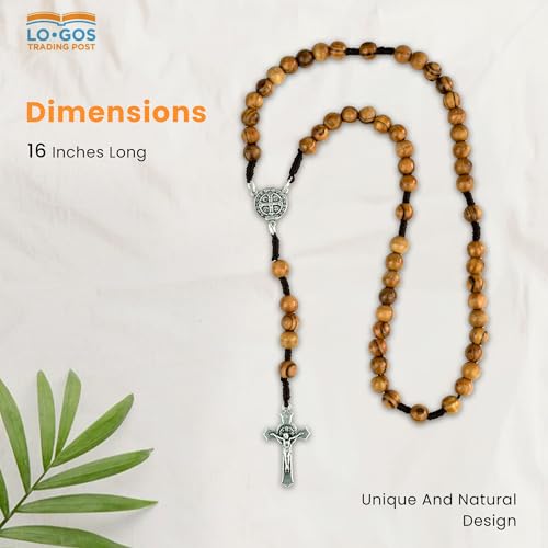 Logos Trading Post Olive Wood Rosary