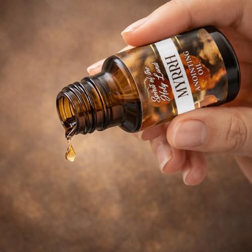 Biblical Myrrh & Frankincense Anointing Oil from Jerusalem 2 Bottles x 10ml