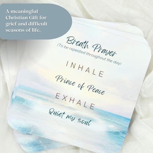 Grief Gifts for Women - Scripture Breath Prayer Cards for Loss & Comfort