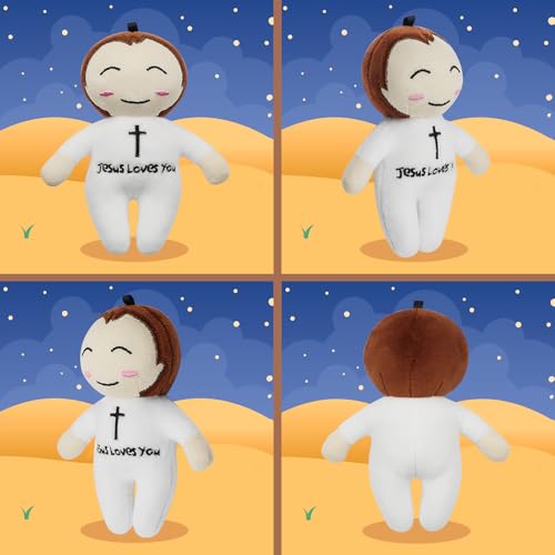 free-space Jesus Plush Doll Christ Religious Figure Toys for Boy Girl Christening Gift (Jesus (Small)) - color: Jesus (Small)