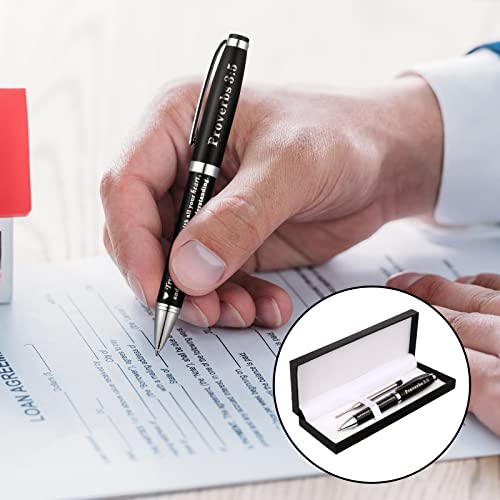 Chinco 2 Pack Engraved Bible Verse Ballpoint Pens, Christian Gifts