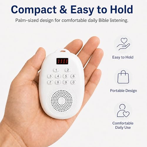 KJV Audio Bible Player, Portable Bible for Seniors