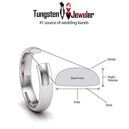 Wedding Rings for Him and Her - 7mm Tungsten Ring Flat Brushed Center Laser Engraved Crosses - Couple Rings Set - Wedding Bands for Couples - Wedding Band Sets for Couples