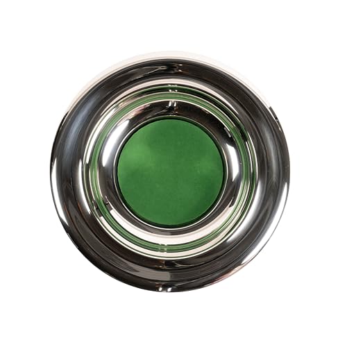 Broadman RemembranceWare Offering Plate, Silver with Green Felt